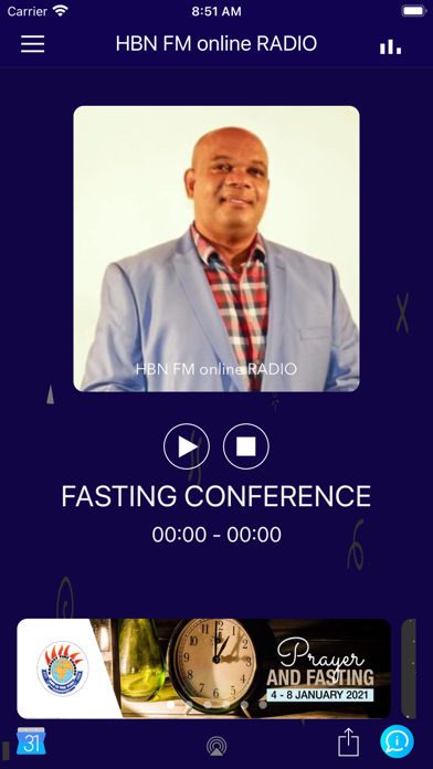 HBN FM online RADIO Screenshot