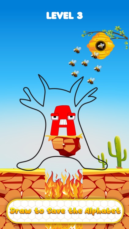 Draw To Save Alphabet Kids Fun