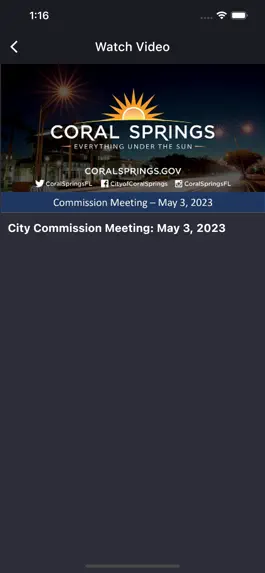 Game screenshot Coral Springs CityTV apk