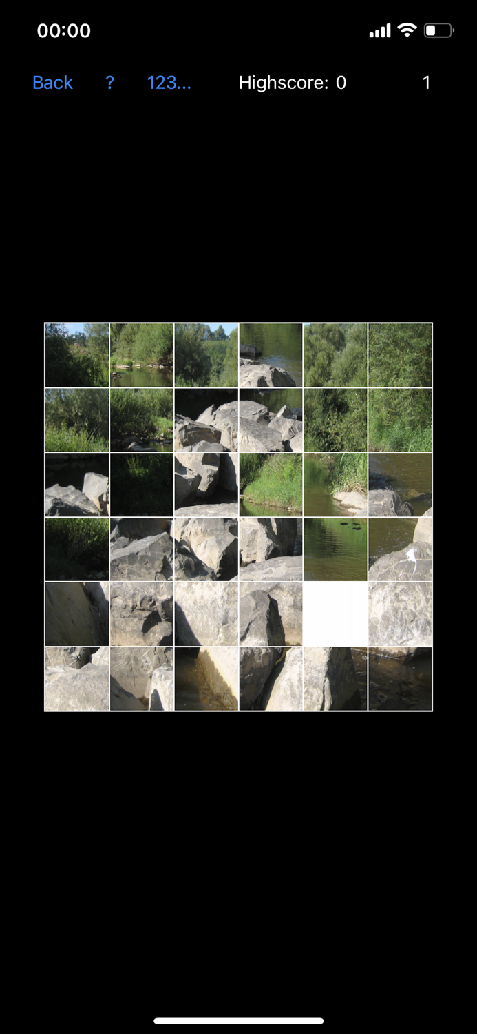 A 15 Puzzle Game Watch and Phone