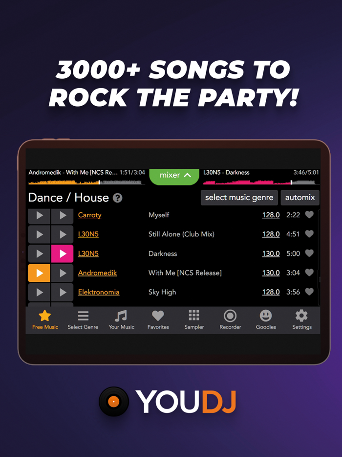 YouDJ Mixer - Easy DJ app