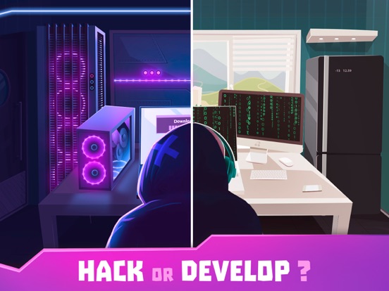 Hacker or Dev Tycoon? Clicker