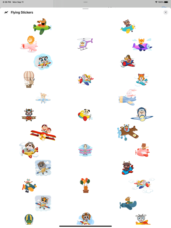 Screenshot #4 pour Flying Stickers