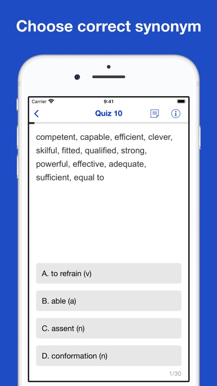 English Synonym Flashcards screenshot-9