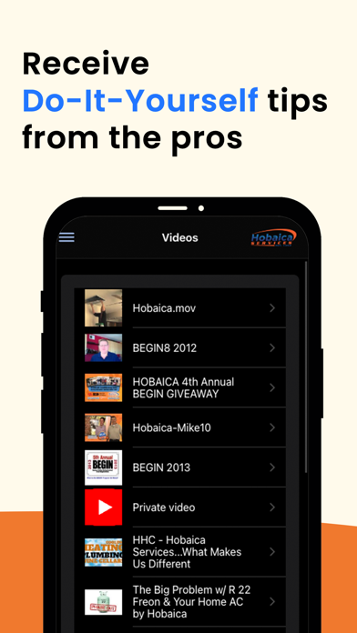 Hobaica Services Screenshot