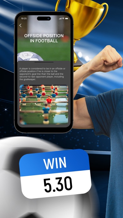1wn App - Victory of Football Screenshot