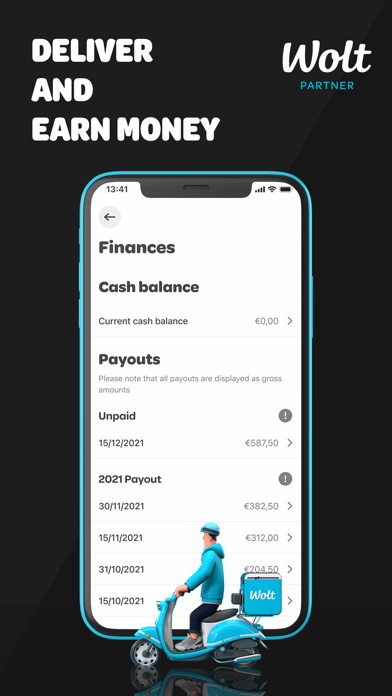 Wolt Courier Partner Screenshot