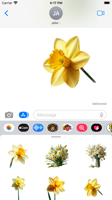 Daffodil Stickersのおすすめ画像5
