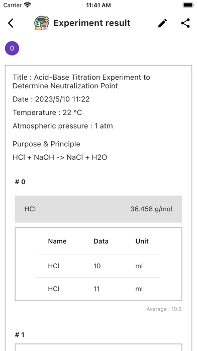 Lab Rec - Easy Experiment App Screenshot