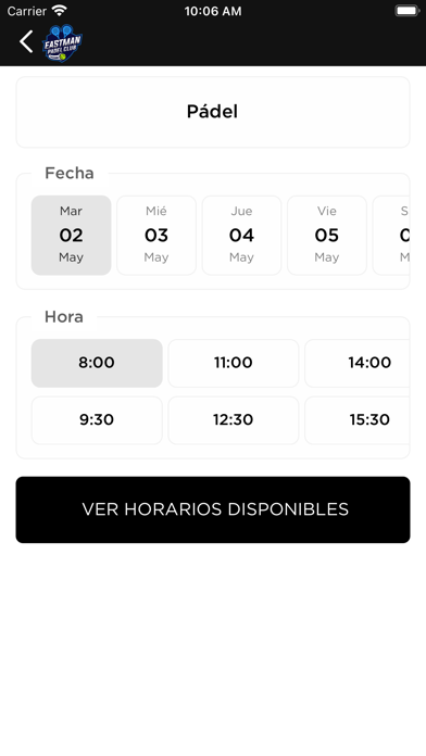 Eastman Padel Club Screenshot