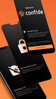 confide - private messenger iphone screenshot 1