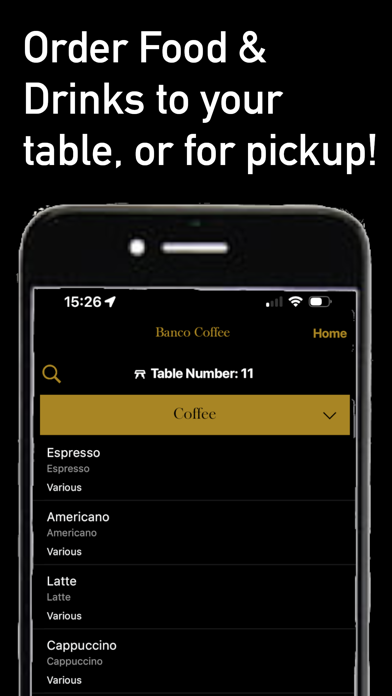 Banco Coffee Screenshot