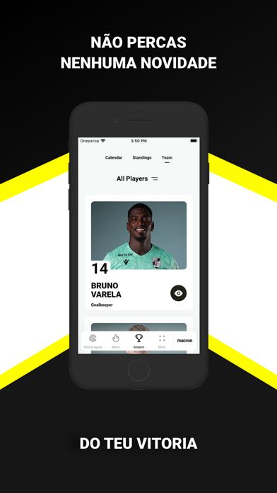 App Oficial Vitória SC Screenshot
