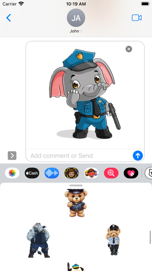 #6. Cop Stickers (iOS) By: Paul Scott