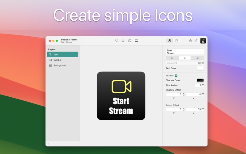 Screenshot #1 pour Button Creator for Stream Deck