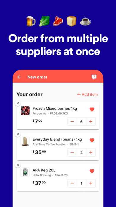 Upstock wholesale food & drink Screenshot