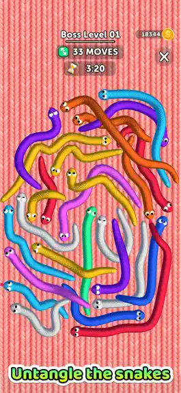 Game screenshot Tangled Snakes apk