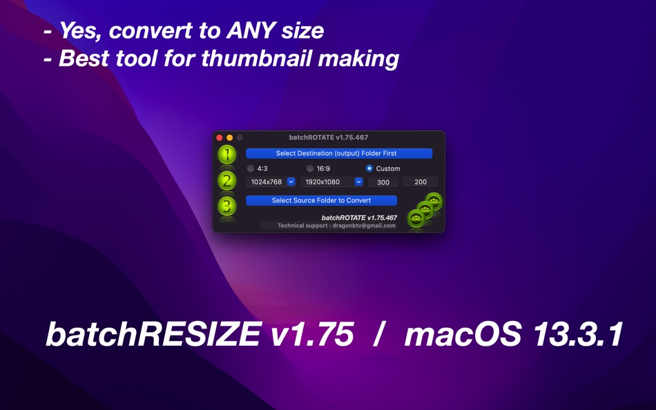 batchRESIZE - v1.77 - (macOS)