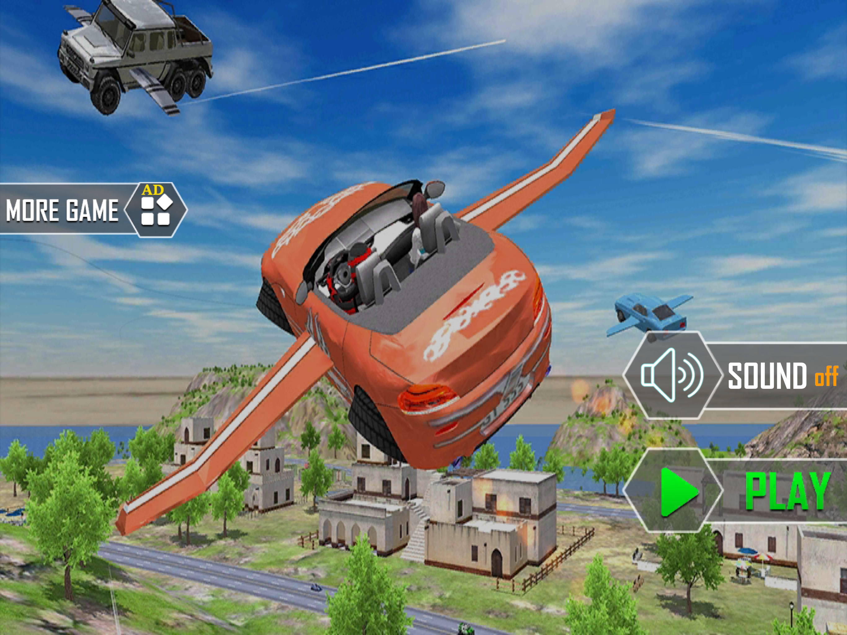 Flying Car Extreme Simulator screenshot 9
