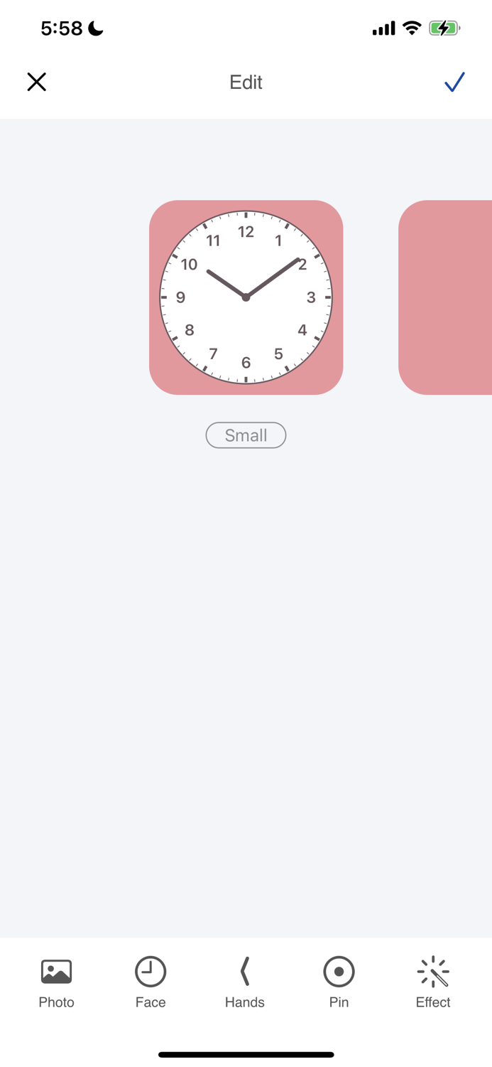 My widget clock 