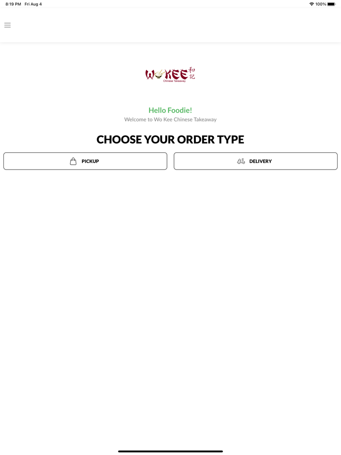 Wo Kee Chinese Takeaway.