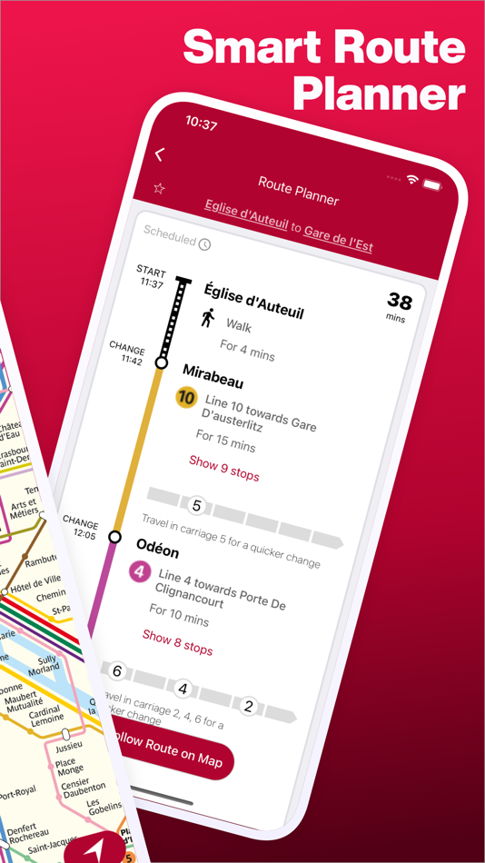 #2. Paris Metro Map and Routes (iOS) 由: Mapway Limited