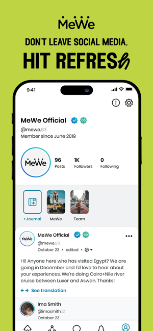 ‎MeWe Network Screenshot