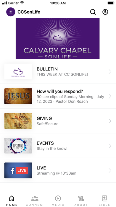 Calvary Chapel SonLife Screenshot