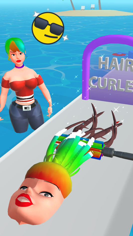 #2. Hair Curl : Party Makeover (iOS) By: Fatima Ishrat