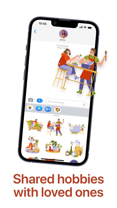 sweet home stickers Screenshot