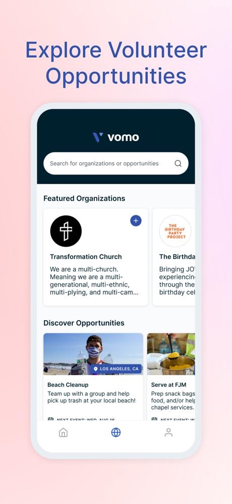 VOMO screenshot 2