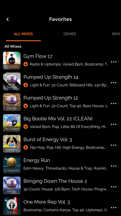 Orangetheory Radio Screenshot
