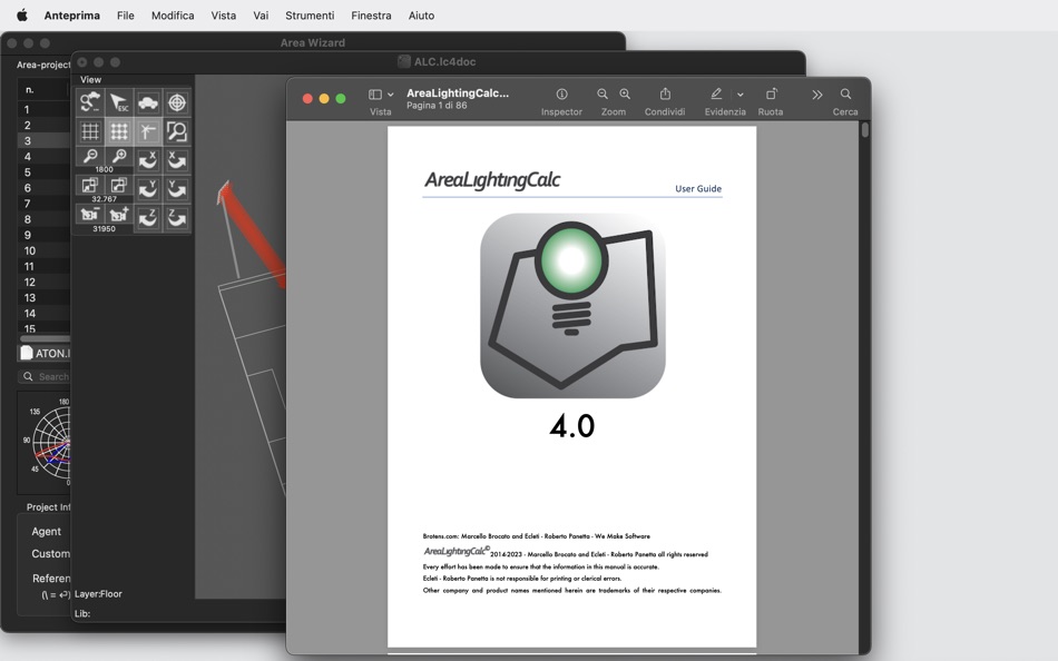 #4. Area Lighting Calc (macOS) 由: Marcello Brocato