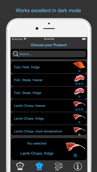 Sous Vide Timing Ruler Screenshot