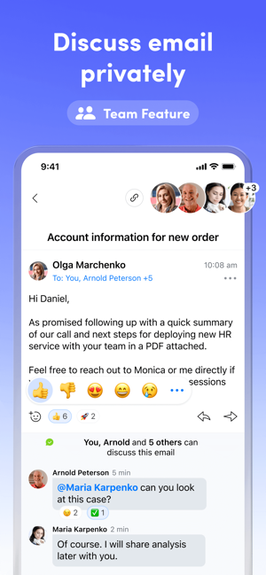 ‎Spark Mail + AI: Email Inbox Screenshot