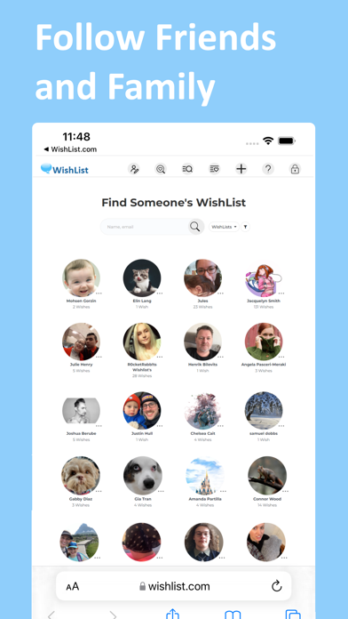 Add to WishList.com Button Screenshot