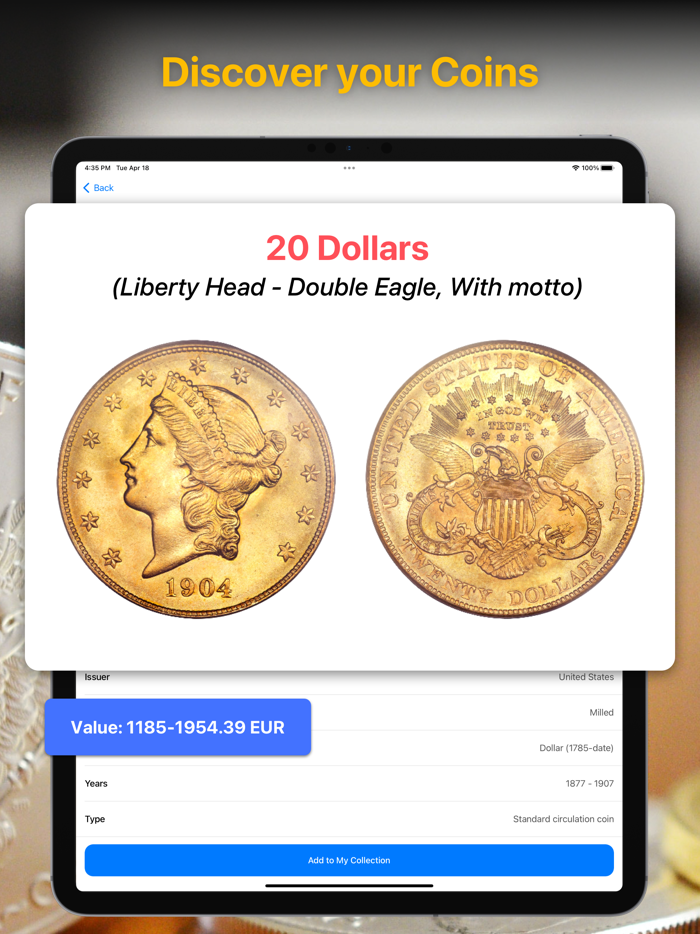 Coin Value Identifier Scanner