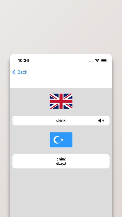Uyghur-English Dictionary Screenshot