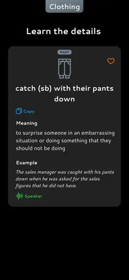 Game screenshot English Clothing Idioms hack