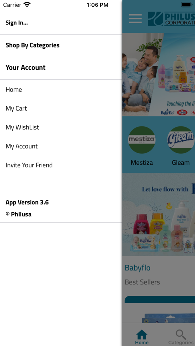 Philusa Online Store Screenshot