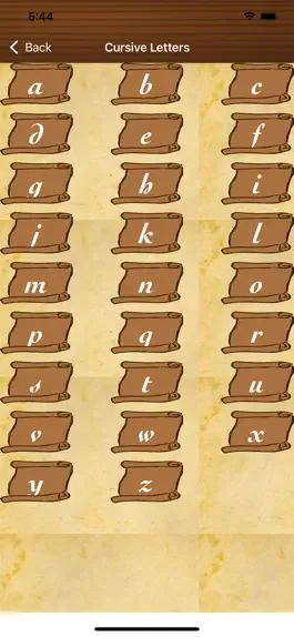 Game screenshot Cursive Letters and Alphabets apk