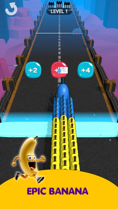 Banana Run Merge 3D Screenshot