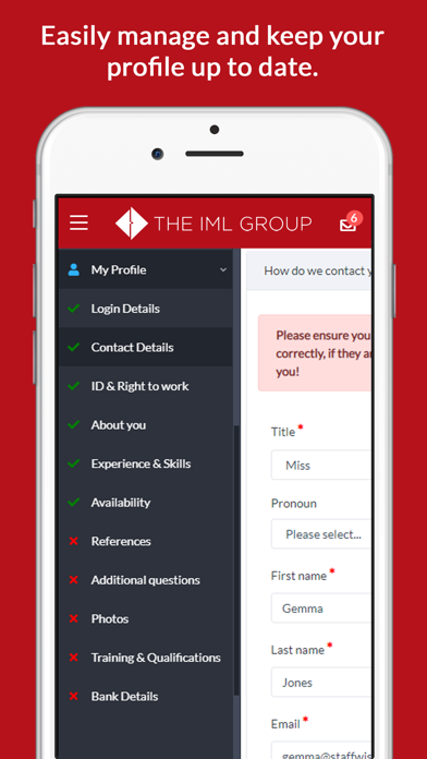 App screenshot