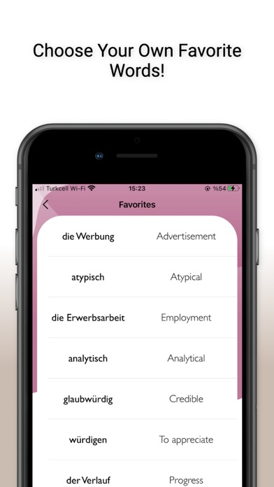 WordCard: German Screenshot