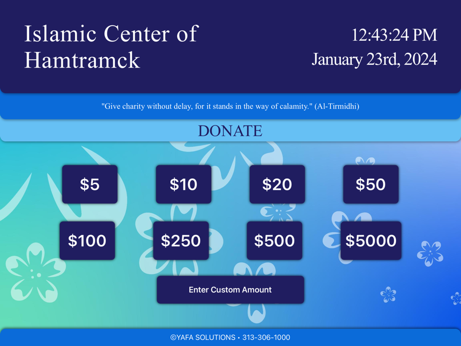 #1. Donation System (iOS) 由: Yafa Solutions
