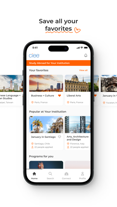 CIEE Study Abroad Screenshot