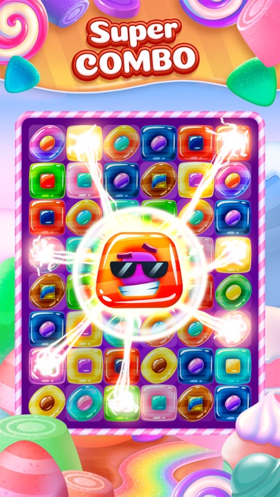 Pop lollipop Match sweet Candy Screenshot