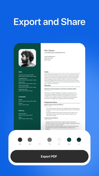 Resume, CV, Cover Letter Maker