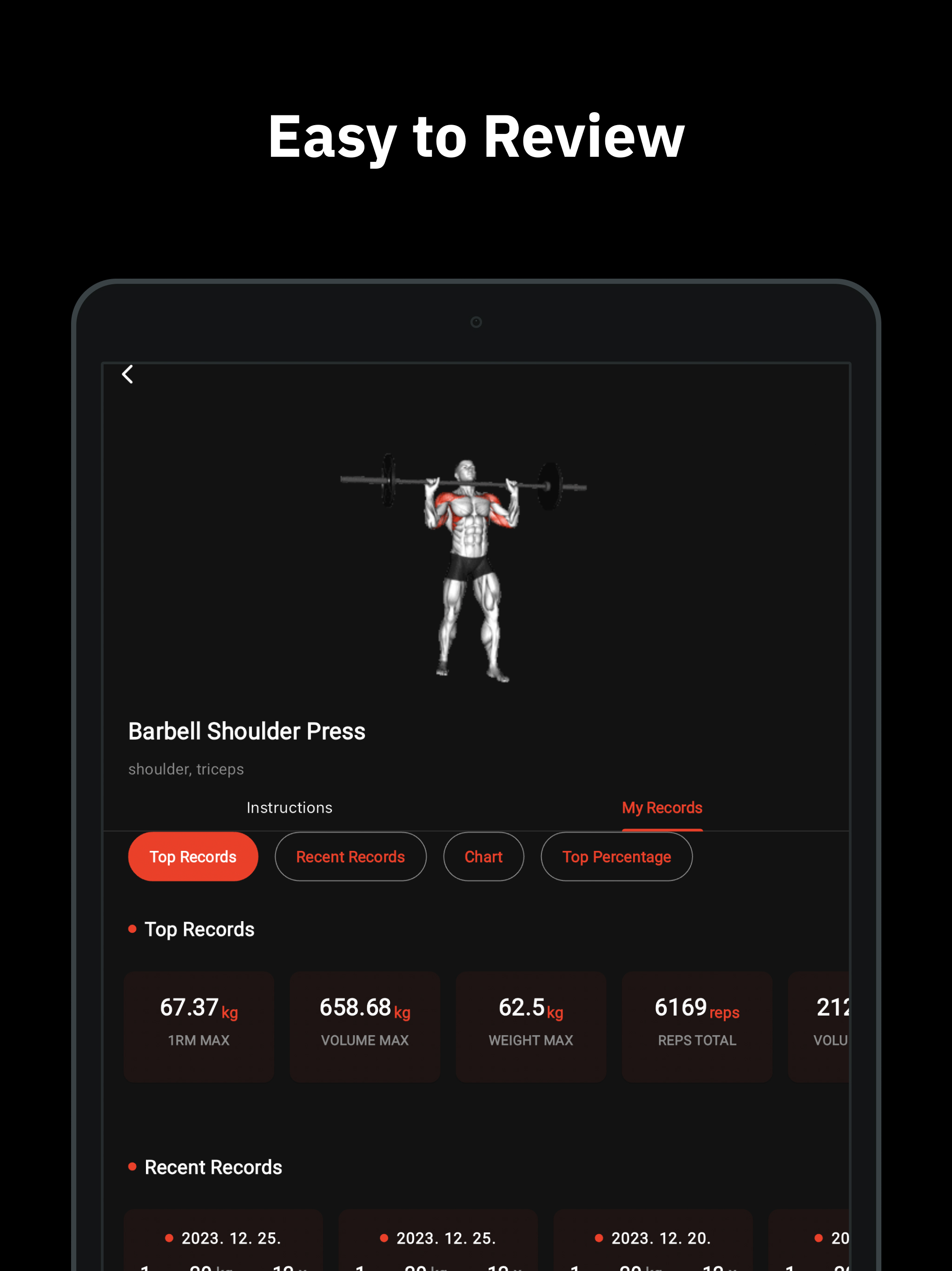 Fleek - Workout Tracker, Log