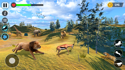ライオン ゲーム 3D シミュレーター ジャングルのおすすめ画像3